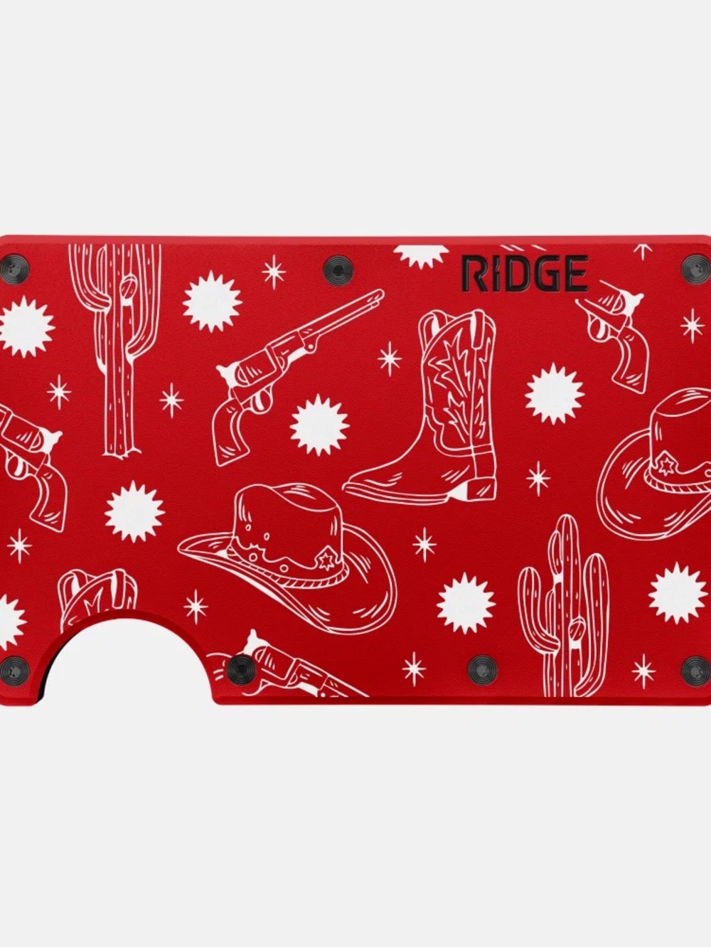 RIDGE Rodeo Red- Outlaw RFID wallet